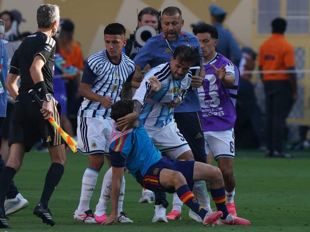 Leandro Paredes con la camiseta de la Selección Argentina durante el Mundial 2026