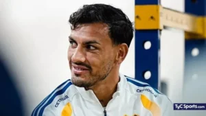 Leandro Paredes, capitán de Boca Juniors, durante un partido de la temporada 2026